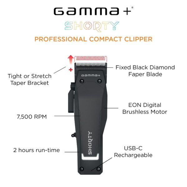 Gamma Shorty Clipper #GP605M - Info