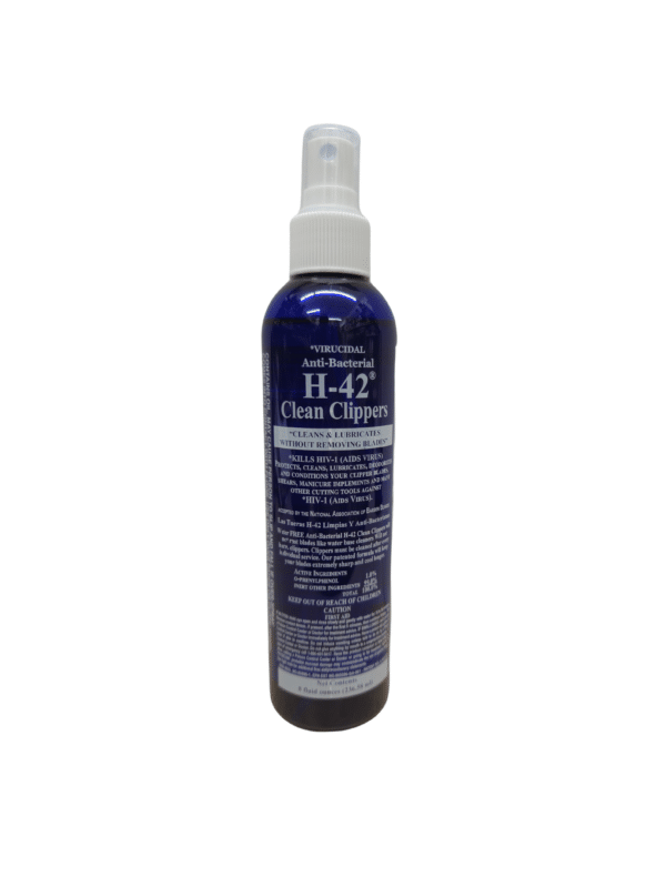 H42 Virucidal Clean Clippers Spray 8oz - Front