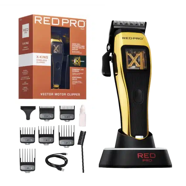 RedPro X-King Cordless Clipper Gold Included