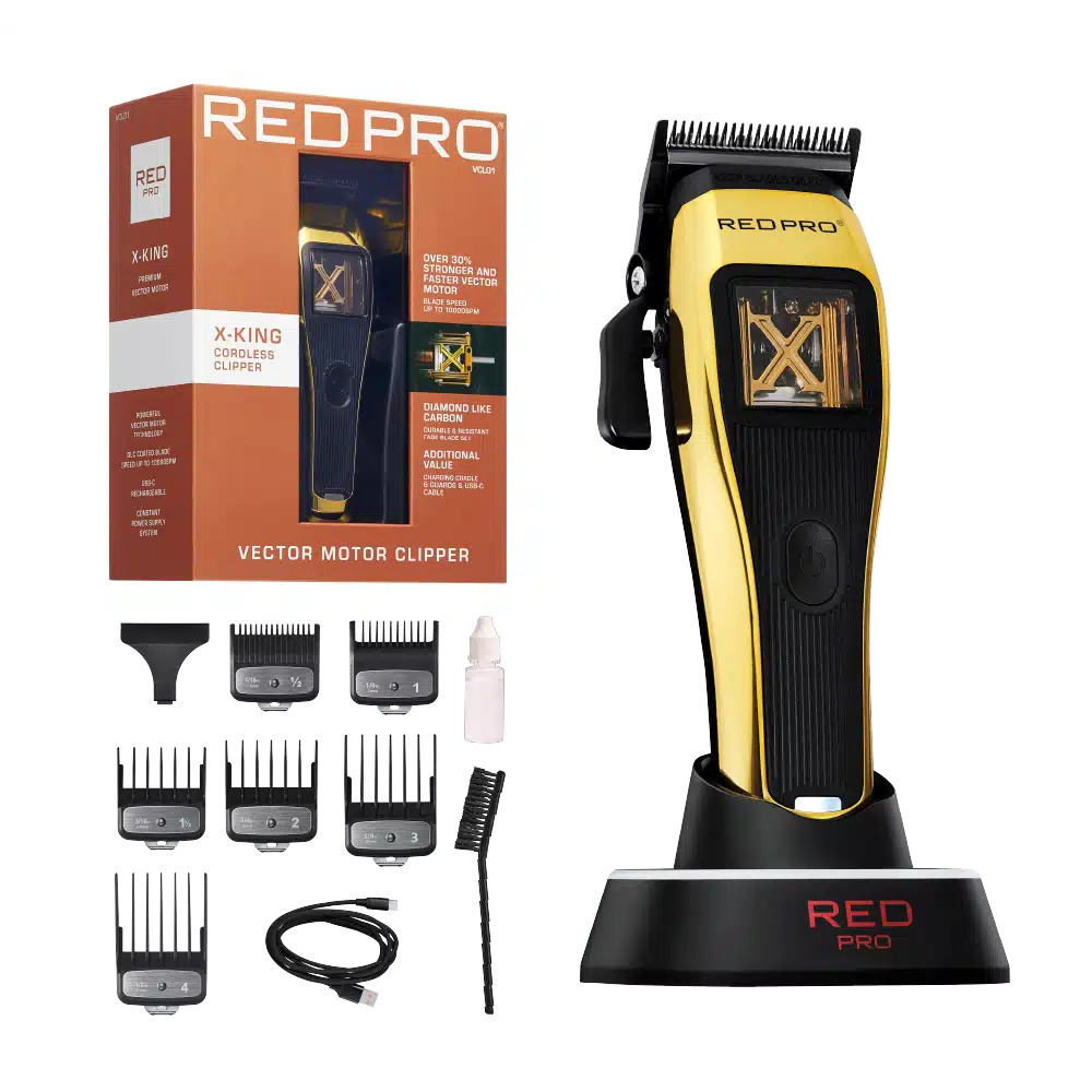 RedPro X-King Cordless Clipper Gold Included