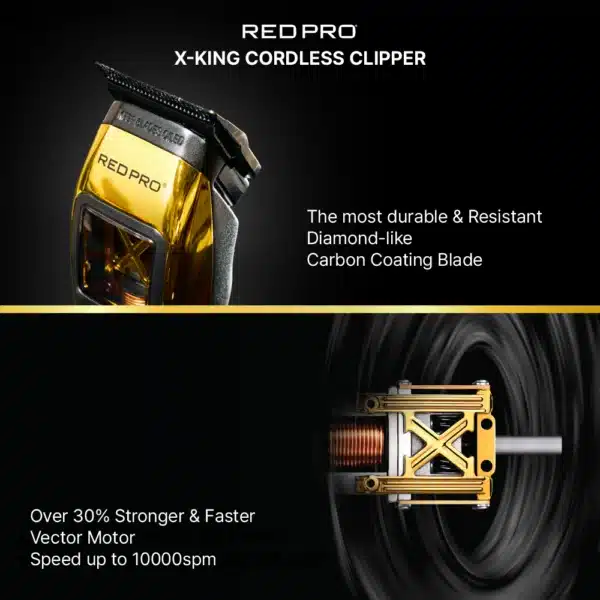 RedPro X-King Cordless Clipper Info