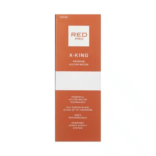 RedPro X-King Cordless Clipper Package Side