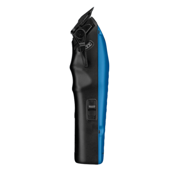 BabylissPro FXOne Lo-ProFX Limited Edition Blue Clipper #FX829BL - Side Lever View