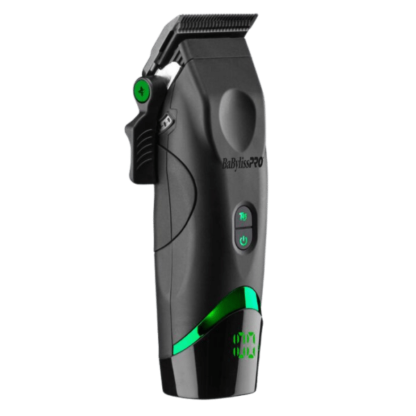 BabylissPro X Tomb45 Wireless Charging Clipper #FXT45C - Angled lever view