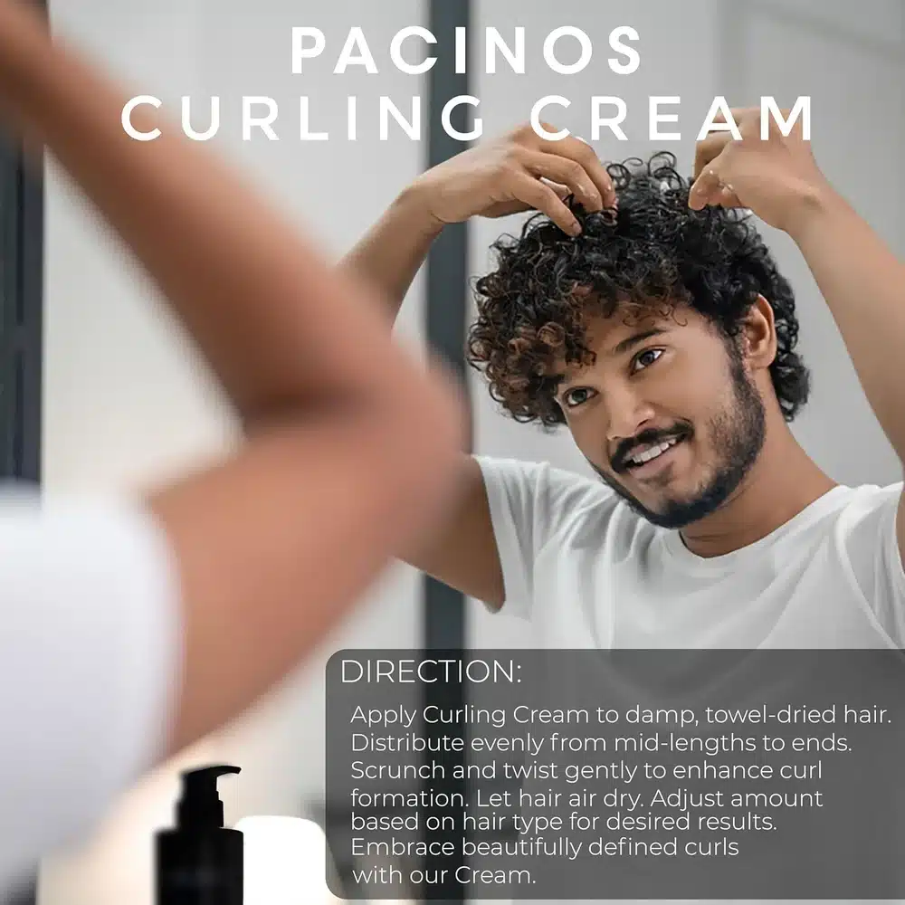 Pacinos Curling Cream 10z - Instructions