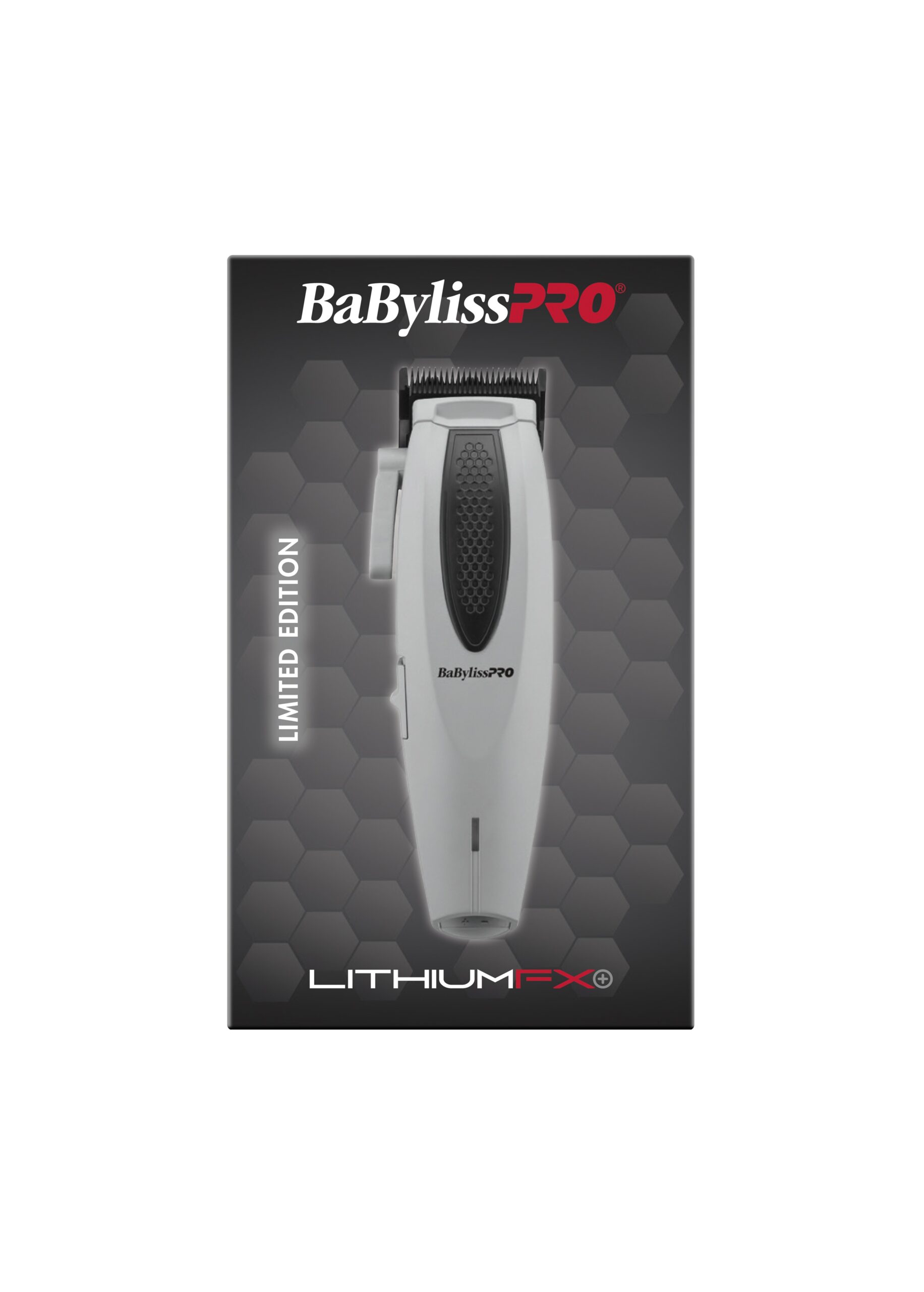 BabylissPro LithiumFX+ Limited Edition Grey Clipper #FX673NSGY - Package front